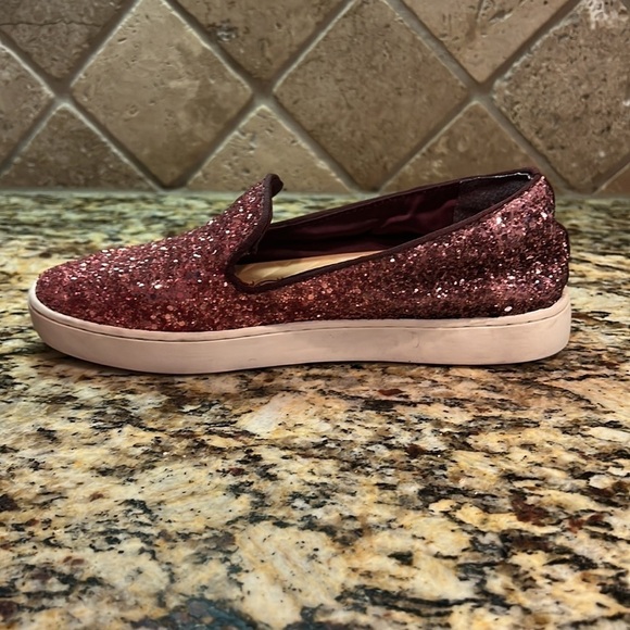 Birdies The Swift Glitter Pink Rose Ombre Slip On Sneaker Size 5 - Picture 7 of 13